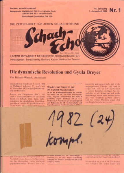 Schach-Echo 1982
